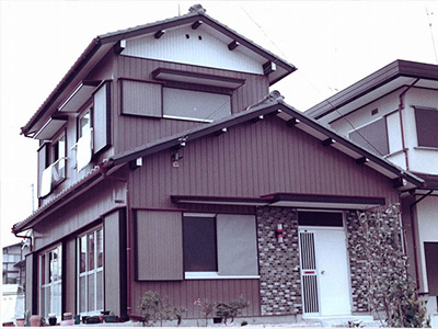 2階建ての建物を平屋に耐震改修 2階建ての建物を平屋に耐震改修